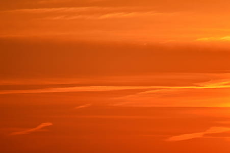 sky, orange, sunset, sunrise, twilight, atmosphere