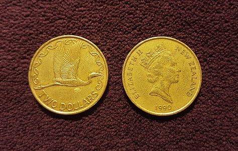 Gold Elizabeth New Zealand 1990 Coin