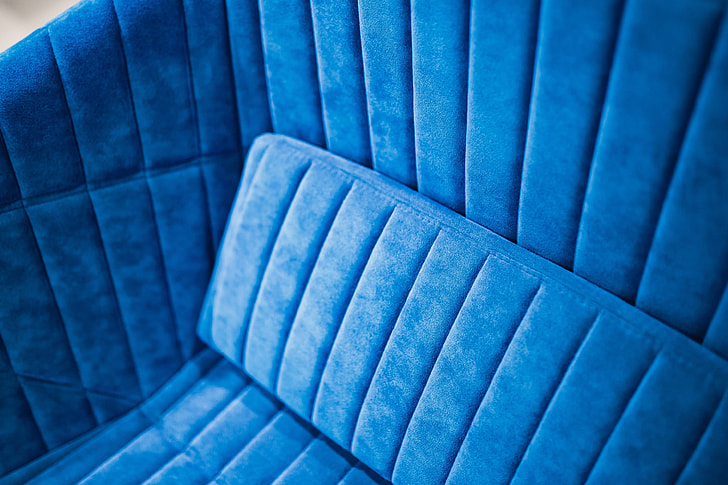 Soft blue sofa
