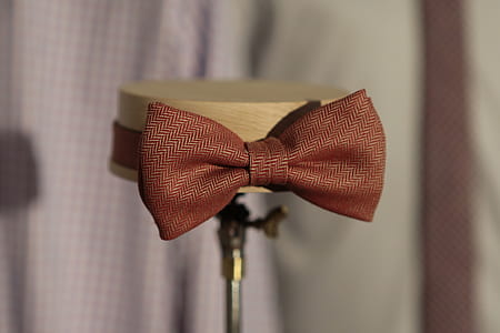 selective focus photograph of bow-accent headband