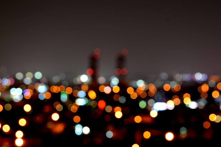 bokeh photography of city lights during nighttime