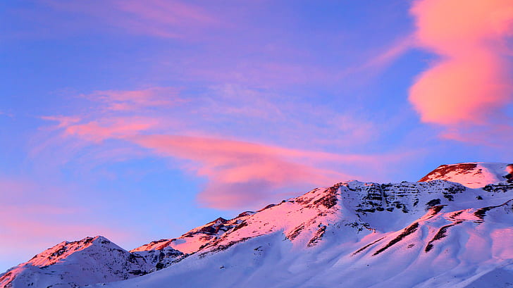Royalty-Free photo: Snow-capped mountain | PickPik