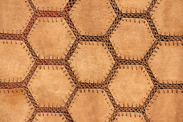 brown suede textile