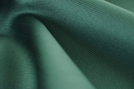 green textile