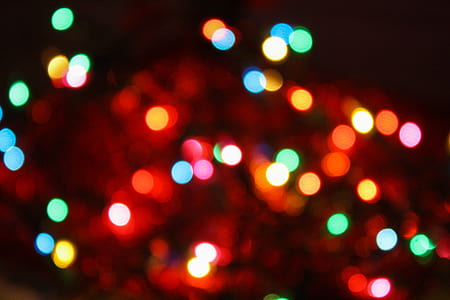 assorted-color bokeh photography