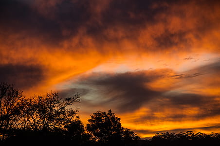 sunset cloud photo