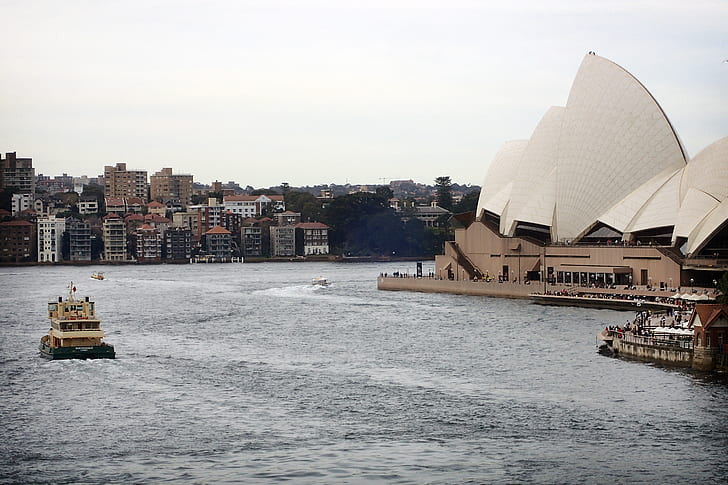 boat near Sydney Opera House Australia