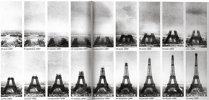 Eiffel Tower collage