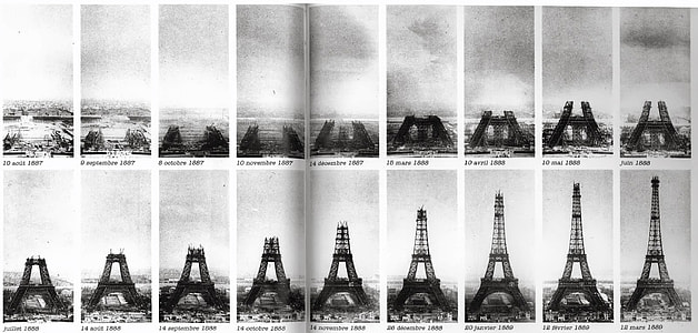 Eiffel Tower collage