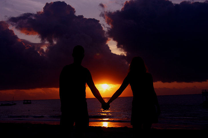 People Holding Hands In Sunset Tumblr