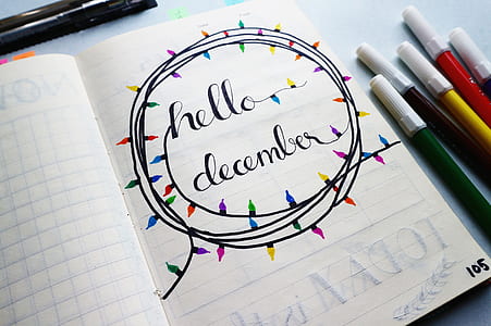 Hello December Calligraphy