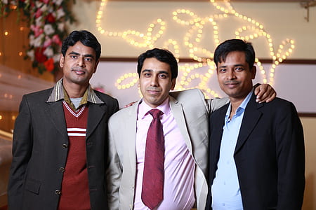 Three Men in Formal Suits