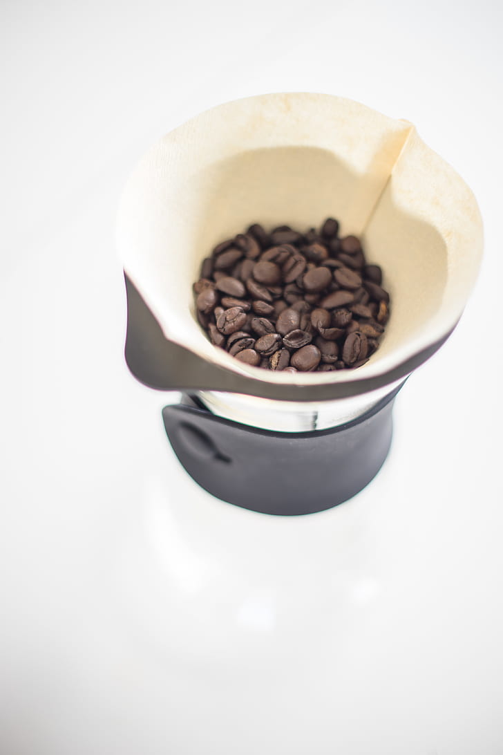 Photo of Coffee Beans in Brown Mug