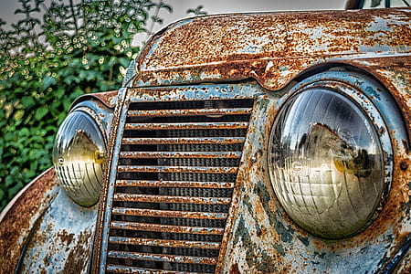 vintage brown car
