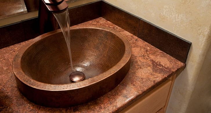 brown sink