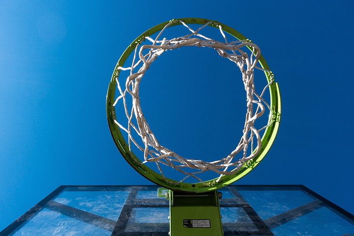 green basketball ring