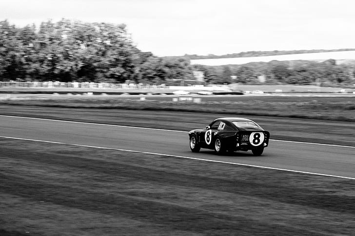 cool race cars black and white