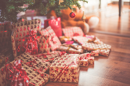 Christmas Presents Under Tree