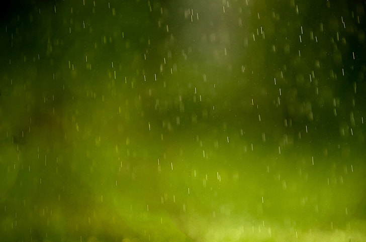 timelapse photography of raindrops