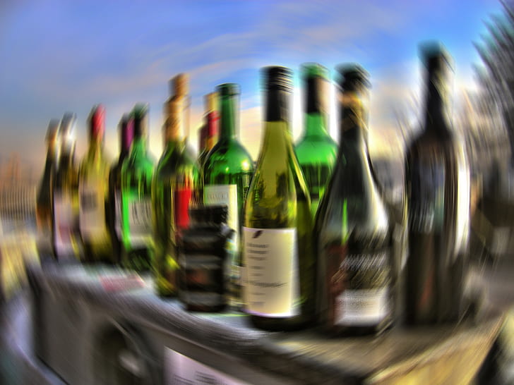 assorted-labeled bottle lot