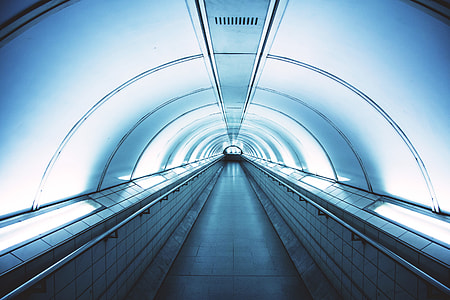 Underground tunnel in the city