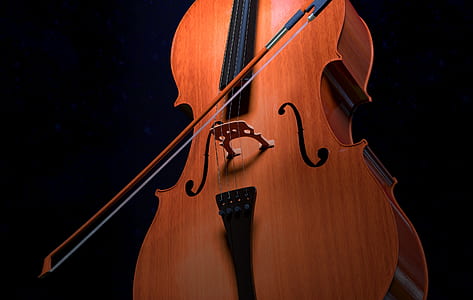 brown cello