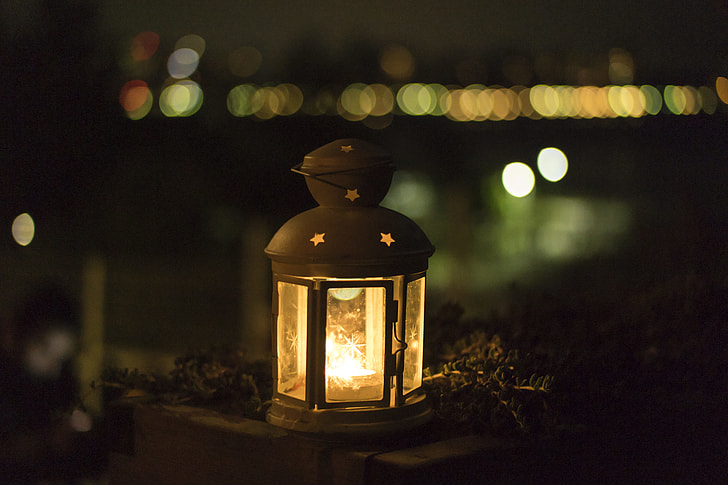 Lantern Candle Light Night