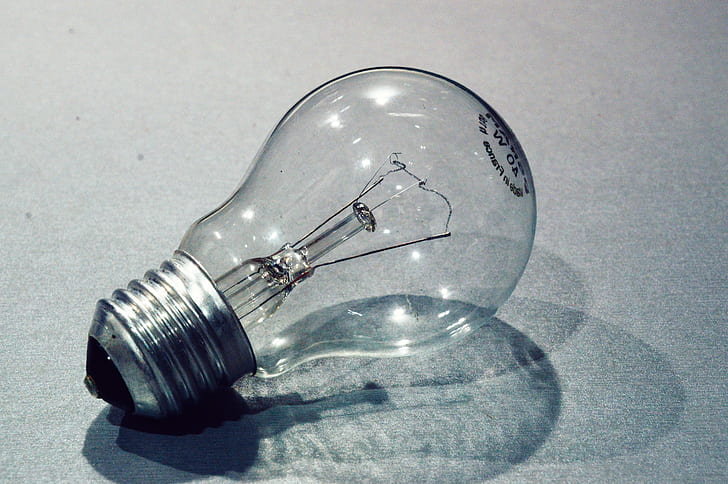 Clear Glass Light Bulb