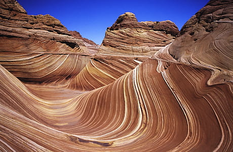 brown rock formation photography