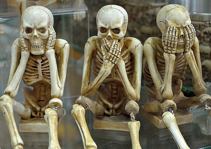 Three Wise Skeletons figurine