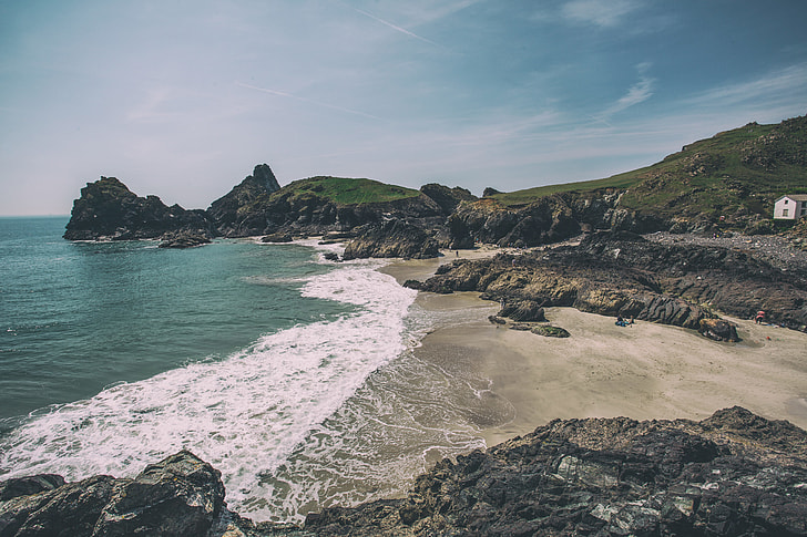 Kynance Cove is a gorgeous bay set on the Lizard peninsula in Cornwall, England. Image captured with a Canon 5D