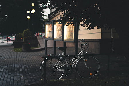 Silver Bicycle