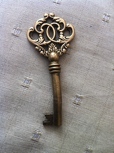 gold-colored key