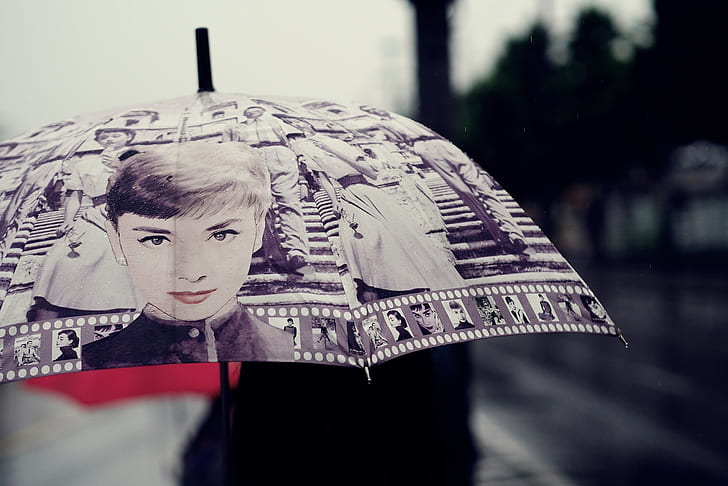 person holding umbrella