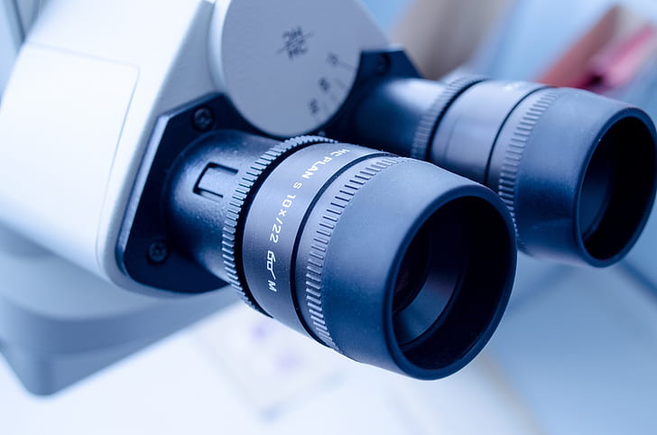 black and white microscope lenses