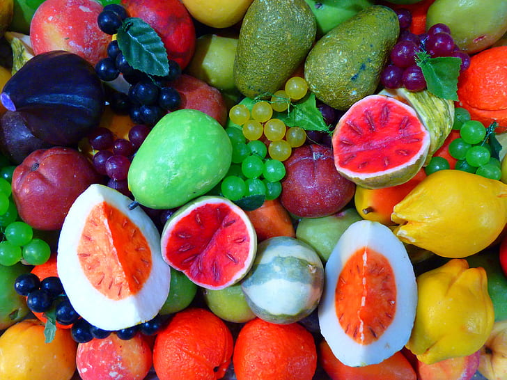 assorted-color of fruits