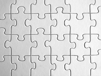 gray jigsaw puzzle