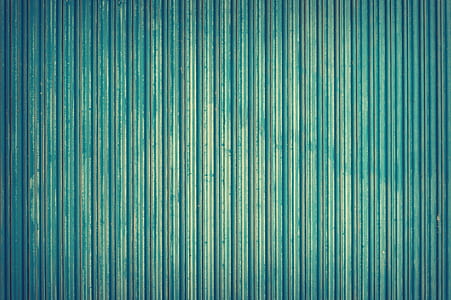 photo of green corrugated wall
