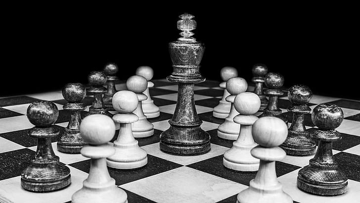 black and white chess photo - Google Search