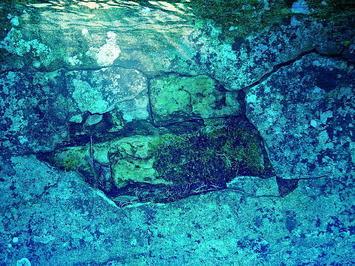 underwater, water, wall, mysticism