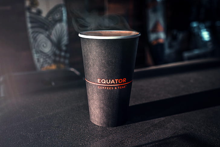 black Equator paper cup