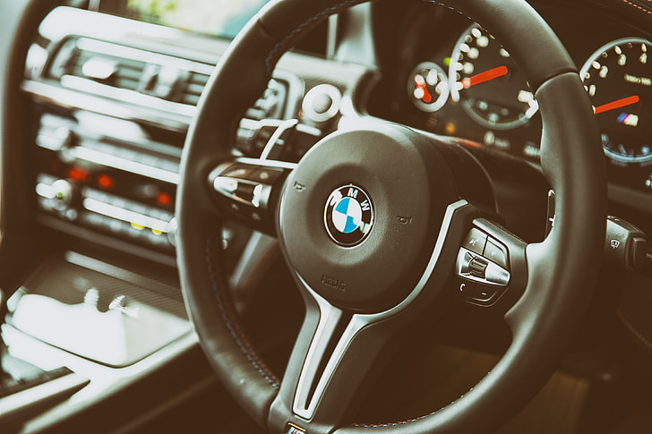 Interior shot of the BMW M6, image captured at the Goodwood
