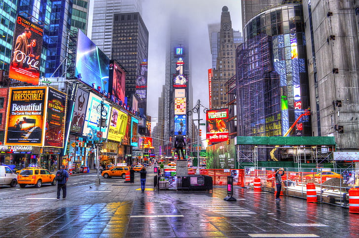 Times Square Stock Photo - Download Image Now - New York City, Times Square  - Manhattan, Night - iStock