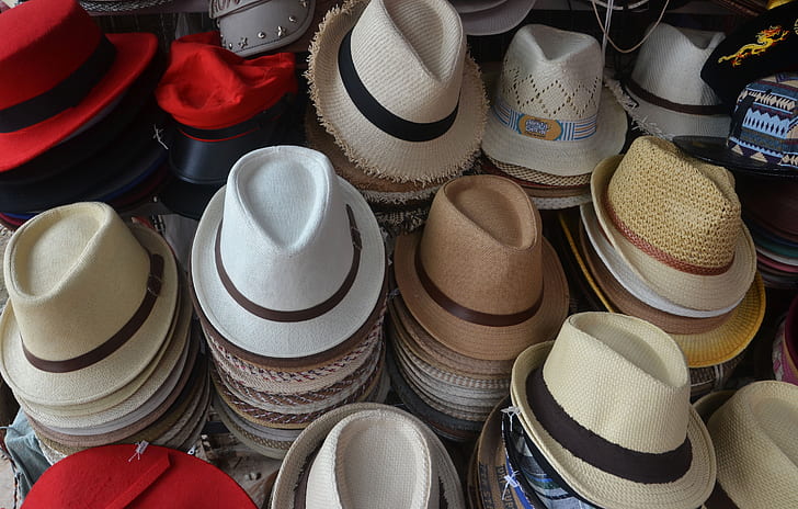 photo of assorted-color hat lot
