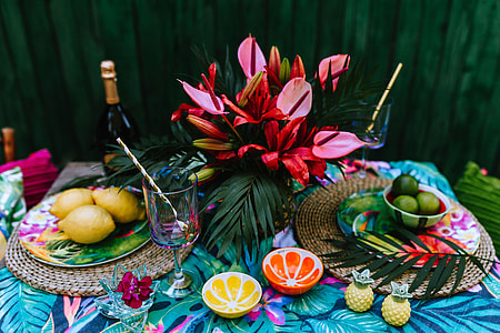 Exotic Garden Party Decorations