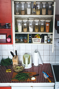 Vintage kitchen at home