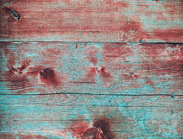 blue and brown wooden panel