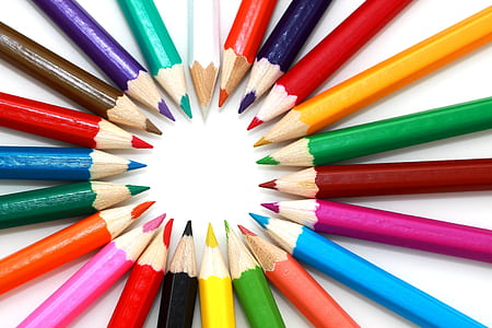 assorted-color pencil lot