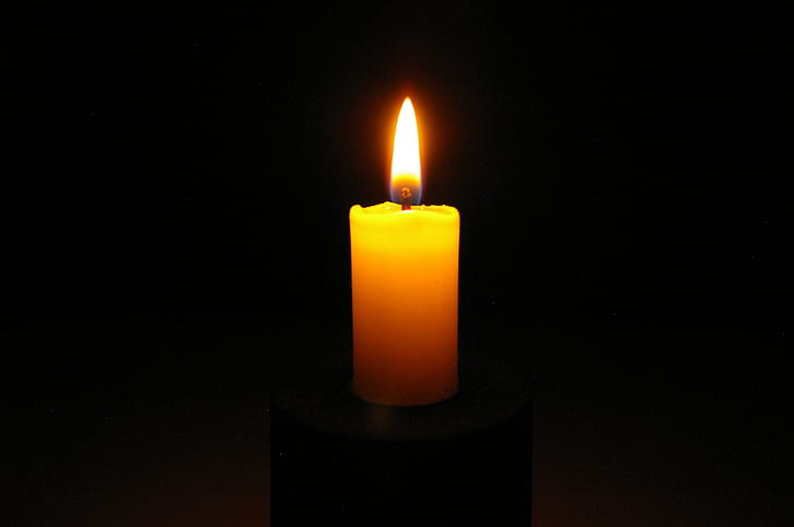 brown candle