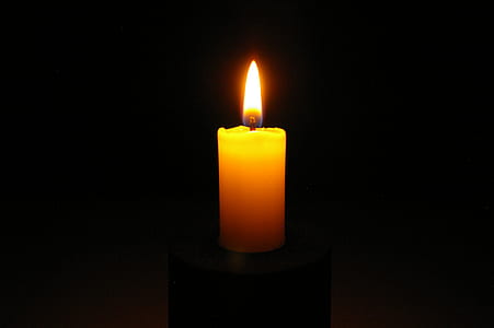 brown candle